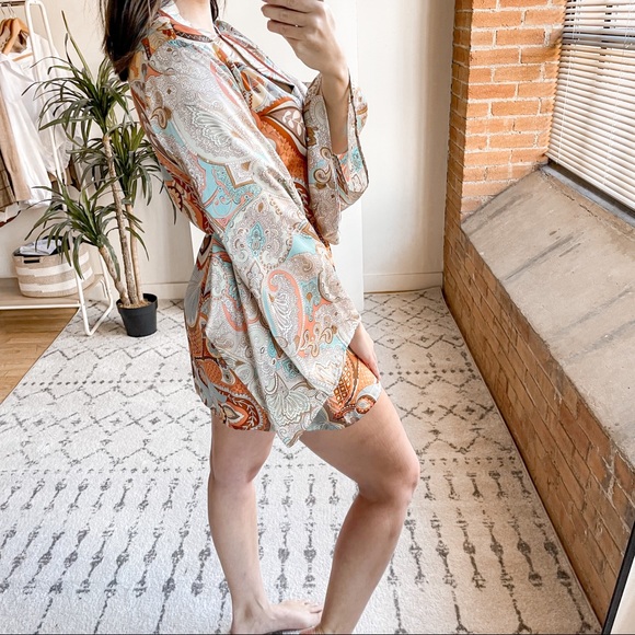 Lolita Jaca St. Barth Silk Kimono Top Cover Up - Picture 2 of 5